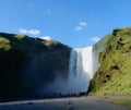 The SkÃÂ³gafoss waterfall